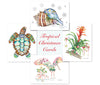 Single Tropical Christmas Cards