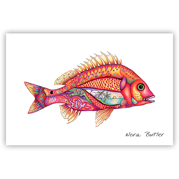 Fantasy Fish Prints by Nora Butler 