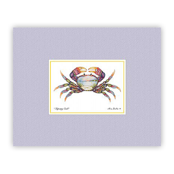 Tapestry Crab Mini-Print by Nora Butler