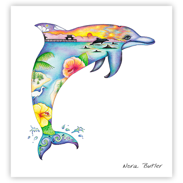 Dolphin Dream II by Nora Butler