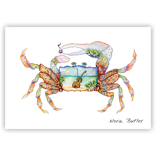 Fiddler Crab Print by Nora Butler