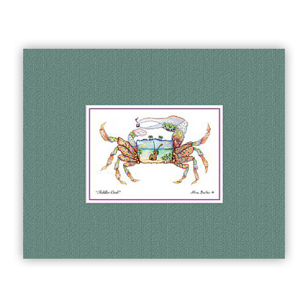 Fiddler Crab Mini-prints by Nora Butler