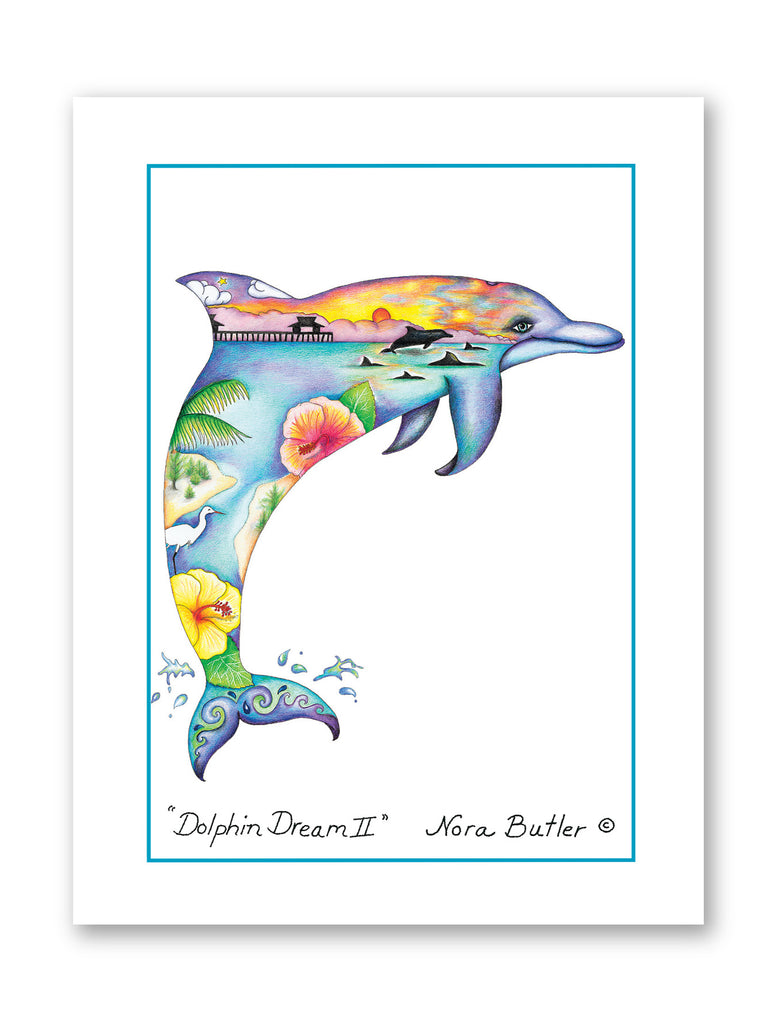 Dolphin Dream II Notecard