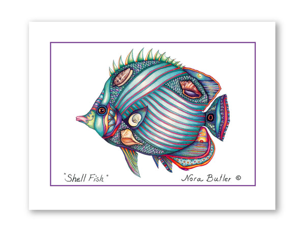 Shell Fish Notecard