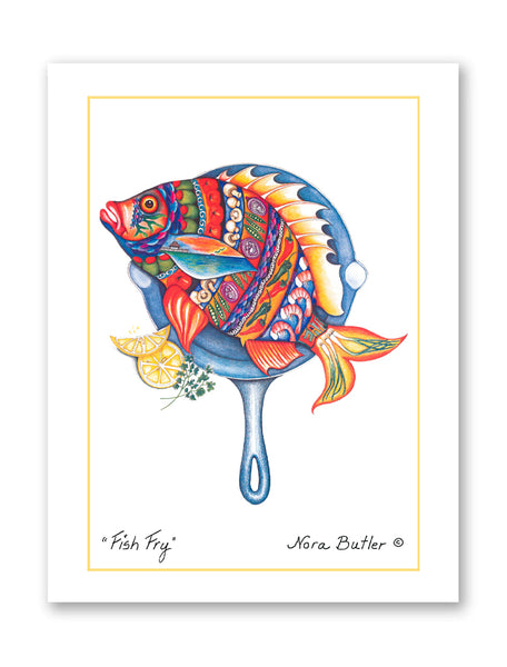 Fish Fry Notecard